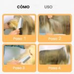 Multifunctional Pet Comb, Magic Fine Comb Grooming Brush for Pets, Stainless Steel Massage Comb Kit for Small Dogs and Cats (Yellow) - Image 8