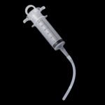 60ML Baby Bird Parrot Feeding Tubes, Liquid Medicine Feeder Push-Tube Pet Cat Dog Feeder with 2 Pcs Stainless Steel Metal Feeding Spoon - Image 4