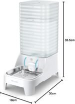 8L Dog Water Dispenser, Cat Water Bowl with Patented Valve, with Elevated Stand, BPA-Free, Detachable Stainless Steel Bowl, Easy to Clean, Spill-Resistant, Suitable for Cats & Dogs - Image 11