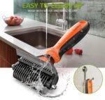 Spring Blossoms-2 in 1 Professional Grooming Rake for Cats & Dogs-Dematting Comb for Easy Mats & Tangles Removing,Pet Brush Safe No More Nasty Shedding and Flying Hair (Orange) - Image 6