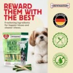 Chewmasters Breath Twist Dental Care Dog Treats (9 Sticks) – Dental Sticks for Dogs, Help Clean Teeth, Reduce Tartar & Support Healthy Gums – Grain-Free with Peppermint & Parsley Oils - Image 5