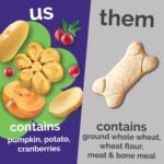 Fruitables Crunchy Dog Treats, Pumpkin & Fruit (Variety Pack of 4, 7-oz Pouches) - Image 10