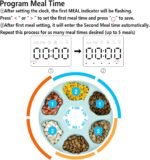 Ownpets Automatic Timer Pet Feeder, Auto Cat Food Dispenser with Battery USB Power Supply, Automatic Cat Feeder Wet & Dry Food, Two Ice Packs, 6-Meal(Each ½ lb) - Image 9