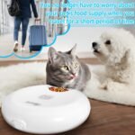 Ownpets Automatic Timer Pet Feeder, Auto Cat Food Dispenser with Battery USB Power Supply, Automatic Cat Feeder Wet & Dry Food, Two Ice Packs, 6-Meal(Each ½ lb) - Image 10