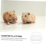 WOONEKY Iron Hamster Cage Platform Bed Metal Squirrel Ledge with Blue Paint Sturdy Small Animal Habitat - Image 6