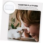 WOONEKY Iron Hamster Cage Platform Bed Metal Squirrel Ledge with Blue Paint Sturdy Small Animal Habitat - Image 8