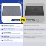 Silicone Cat Litter Mat for Litter Box - Large 79 x 58.5cm Waterproof Litter Trapping Mat, Non-Slip, Durable，Easy Clean Cat Mat for Scatter Control,& Washable Kitty Floor Mat - Image 4