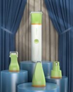 Dog Clippers with Paw Trimmer, All-in-One Dog Grooming Kit Low Noise Electric Rechargeable Small Quiet Foot Razor Pet Hair Shaver with Stainless Steel Scissors Guards for Dogs Cats at Home - Image 9