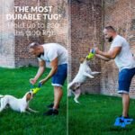 Bull Fit Dog Bite Tug Toy with 2 Strong Handles - Tough, Durable Fire Hose Dog Tug for Medium to Large Dogs - Ideal for Tug of War, Fetch, Puppy Training & Fun Interactive Play - Handmade Pull Toys - Image 5