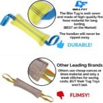 Bull Fit Dog Bite Tug Toy with 2 Strong Handles - Tough, Durable Fire Hose Dog Tug for Medium to Large Dogs - Ideal for Tug of War, Fetch, Puppy Training & Fun Interactive Play - Handmade Pull Toys - Image 6