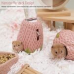 Ceramic Water Feeder for Rodents Strawberry Tunnel Shelter Cave House for Small Animal Feeding and Watering Solution Hamster Water Bottle - Image 5