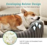 Orthopedic Dog Bed for Small Dogs & Medium Dogs - Washable Rectangle Pet Bed with Anti-Slip Bottom, Soft Calming Cat & Puppy Bed for Indoor Pets (30"x23"x7", Grey) - Image 6
