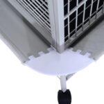 PawHut 64 Inch Bird Cage Parrot Parakeet House for Cockatiel with Stand, Pull Out Tray, Play Top, Storage Shelf, Wood Perch, Food Container, Silver - Image 10