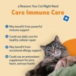 Pet Wellbeing Core Immune Care for Cats of All Ages - Daily Antioxidants, Immune Support, Collagen, Glutathione, Vitamin E - Veterinarian-Formulated Holistic Supplement 3.7 oz (105 g) Powder - Image 4