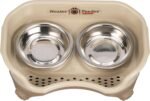Neater Feeder Express for Cats - Mess Proof Pet Feeder with Stainless Steel Food & Water Bowls - Drip Proof, Non-Tip, and Non-Slip - Cappuccino - Image 7