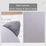 Warm Cat Bed Cat Cave with Removable Washable Cushioned Pillow Kitten Nest Cute Cat Head Shape House for Cats Puppy Small Dogs - Image 5