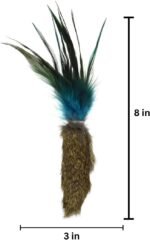 GoCat Da Fur Thing Cat Toy, Rabbit Fur and Feather Toy Stuffed with Catnip - Image 4
