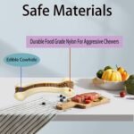 Dog Chew Toys for Aggressive Chewers, 2 Pack Real Beef Flavor,Indestructible Dog Teething Chew Toys for Large/Medium/Small Puppies Breed,Tough Pet Toy with Durable Nylon - Image 4