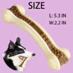 Dog Chew Toys for Aggressive Chewers, 2 Pack Real Beef Flavor,Indestructible Dog Teething Chew Toys for Large/Medium/Small Puppies Breed,Tough Pet Toy with Durable Nylon - Image 6