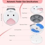 Automatic Cat Feeder Wet Food with Cooling, Pet Feeder with Digital Timer for Wet or Dry Pet Foor, 4 Food Compartments for 240ml Pet Food Each, with Twin Ice Packs for Food Freshness - Image 7