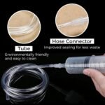 2Pcs 150ml Large Syringe with 130cm Tubes, Individually Sealed Dispensing Syringe Tools Measuring Cylinder for Science Labs Refilling, Feeding Pet - Image 5