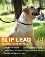 lynxking Slip Lead Dog Leash 6 FT x 1/2 inches Strong Heavy Duty Dog Rope Leash Braided Comfortable Handle for Small Medium Large Dogs - Image 6