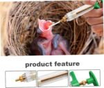 Baby Birds Feeding Syringe, Baby Bird Feeding Kit 6PCS/Set 20ML Birds Syringe with Hose and Spoons Hand Device with Scale and Positioning Screw, Hand for for Daily Use - Image 6
