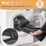 VERZEY Orthopedic Dog Bed for Medium Size Dogs with Egg Crate Foam Support - Waterproof and Removable Washable Cover,Pet Sofa Bed with Nonskid Bottom for Medium/Large Dogs (91×68.5×16.5cm) - Image 7