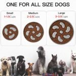 Slow Feeder Dog Bowl-2Cups for Medium Breeds, Double Wall Food-Grade Stainless Steel, Heavy Duty with Non-Slip Rubber Base, Puzzle Maze Bowl to Slow Down Eating - Image 4