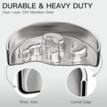 Slow Feeder Dog Bowl-2Cups for Medium Breeds, Double Wall Food-Grade Stainless Steel, Heavy Duty with Non-Slip Rubber Base, Puzzle Maze Bowl to Slow Down Eating - Image 6
