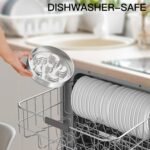 Slow Feeder Dog Bowl-2Cups for Medium Breeds, Double Wall Food-Grade Stainless Steel, Heavy Duty with Non-Slip Rubber Base, Puzzle Maze Bowl to Slow Down Eating - Image 8