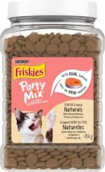 Friskies Party Mix Cat Treats (Cheezy Craze Crunch 454g and Seaside Crunch 454g Canisters) - Image 6
