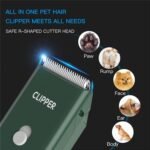 Professional Cat Grooming Clippers for Matted Hairs, Low Noise Cat Dog Grooming Kit Rechargeable Pet Clippers Trimmer for Dogs,Puppy,Cats,Rabbit - Image 3