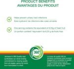 Jamieson Cranberry 250 mg Capsules, One Per Day, Provides UTI Protection. Vegetarian, Non-GMO, Gluten-Free, No Artificial Colours, Flavours, 100 Count, Proudly Canadian - Image 4