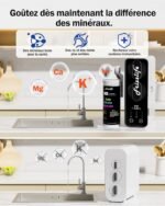 Frizzlife RO Reverse Osmosis Water Filtration System - 600 GPD High Flow, Tankless, Reduce TDS, Compact, Alkaline Mineral PH, 2:1 Drain Ratio, USA Tech Support, PD600-TAM3 - Image 4