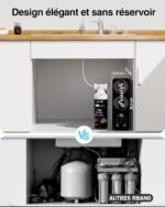 Frizzlife RO Reverse Osmosis Water Filtration System - 600 GPD High Flow, Tankless, Reduce TDS, Compact, Alkaline Mineral PH, 2:1 Drain Ratio, USA Tech Support, PD600-TAM3 - Image 7