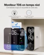 Frizzlife RO Reverse Osmosis Water Filtration System - 600 GPD High Flow, Tankless, Reduce TDS, Compact, Alkaline Mineral PH, 2:1 Drain Ratio, USA Tech Support, PD600-TAM3 - Image 9