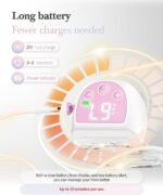 KISSBOBO Hands Free Breast Pump Double 1508, Wearable Electric Breast Pump Strong Suction, 3 Modes 9 Levels,Low Noise, with 21mm/24mm Flanges(White, 2 Pack) - Image 5