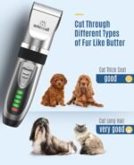 oneisall Dog Clippers and Paw Trimmer Kit 2 in 1 Low Noise Cordless Dog Clippers for Grooming Pet Hair Trimmers for Small and Large Dogs Cats Animals - Image 4