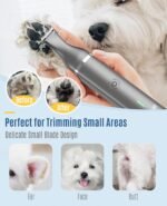 oneisall Dog Clippers and Paw Trimmer Kit 2 in 1 Low Noise Cordless Dog Clippers for Grooming Pet Hair Trimmers for Small and Large Dogs Cats Animals - Image 5