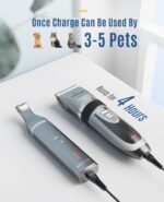 oneisall Dog Clippers and Paw Trimmer Kit 2 in 1 Low Noise Cordless Dog Clippers for Grooming Pet Hair Trimmers for Small and Large Dogs Cats Animals - Image 7