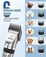 oneisall Dog Clippers and Paw Trimmer Kit 2 in 1 Low Noise Cordless Dog Clippers for Grooming Pet Hair Trimmers for Small and Large Dogs Cats Animals - Image 8