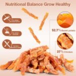 Dog Treats Chicken Wrapped Sweet Potato Dog Snacks, Puppy Training Snacks, Rawhide Free Treats 0.5lb/227g - Image 4