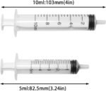 4IN1 Liquid Food Feeder for Breeding Small Pets (5ml+10ml Feeder+8cm+12cm Feeding Tube) Poultry Feeding Syringe, Parrot Feeding Syringe - Image 3