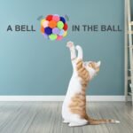 Cat Toy Balls with Bell (3 Sizes/Pack), TUSATIY Colorful Soft Fuzzy Balls Built-in Bell for Cats, Interactive Playing Chewing Toys for Indoor Cats and Kittens - Image 5