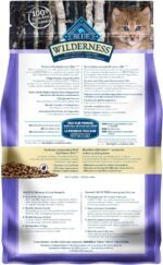 Blue Buffalo Wilderness High Protein Grain Free, Natural Kitten Dry Cat Food, Chicken 2.2kg Bag - Medium Bag, Kibble - Image 3