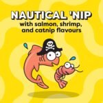 Temptations Wacky Blasts Cat Treats, Nautical 'Nip Flavour, 454g Tub - Image 4