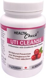 D-Mannose & Cranberry by HealthCheckRX - Urinary Tract Infection Cleanse - UTI Cleanse Powder - Dual-Action Formula: to Prevent UTIs - Plant Based Blend for Everyday Urinary Wellness - 50 Servings - Image 3