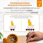 Zesty Paws Hairball Treats for Cats - Hairball Relief for Cats Supplement - AlaskOmega Omega 3 Fish Oil with EPA & DHA + Zinc, Biotin & Psyllium - Supports Gut & Skin Health - Bacon Flavour - 60 Count - Image 5