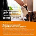 Zesty Paws Hairball Treats for Cats - Hairball Relief for Cats Supplement - AlaskOmega Omega 3 Fish Oil with EPA & DHA + Zinc, Biotin & Psyllium - Supports Gut & Skin Health - Bacon Flavour - 60 Count - Image 10